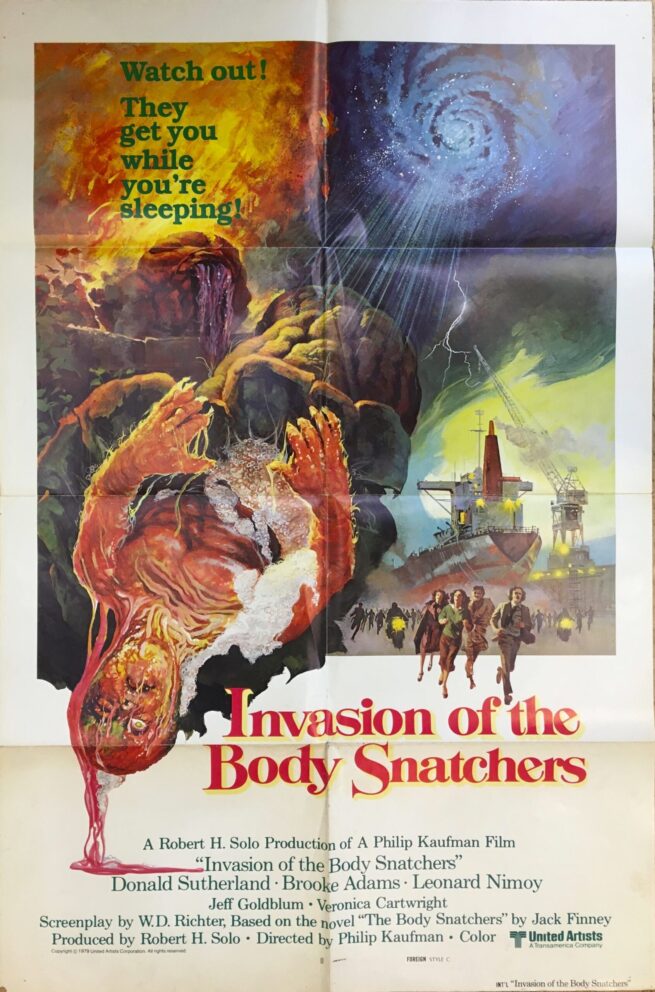 Original vintage US cinema movie poster for Invasion of the Body Snatchers