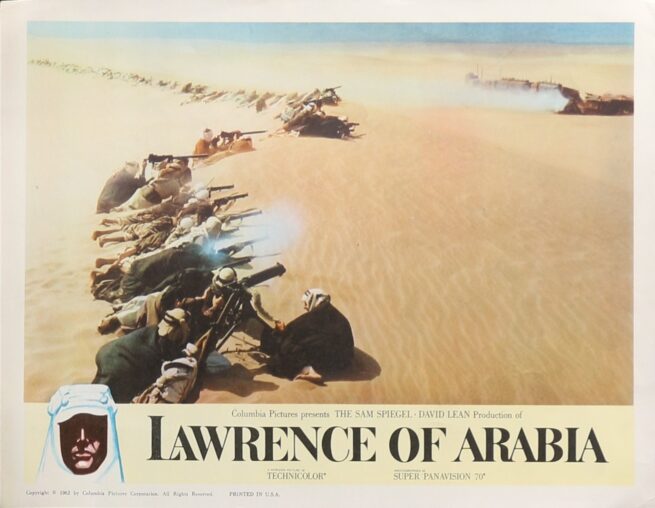 Original vintage cinema lobby card movie poster for Lawrence of Arabia