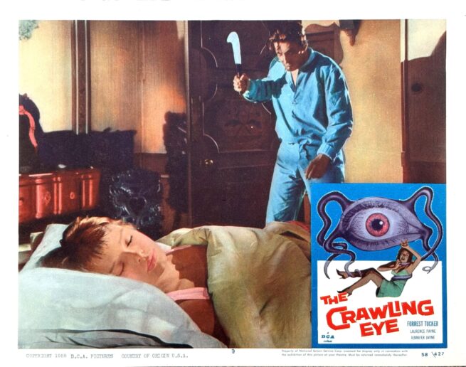 Original vintage cinema lobby card movie poster for The Crawling Eye