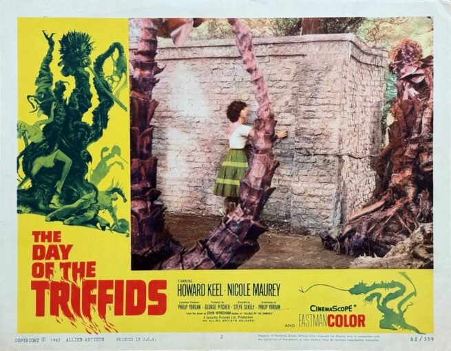 Original vintage cinema lobby card movie poster for The Day of the Triffids