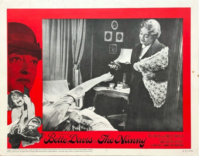 Original vintage cinema lobby card movie poster for The Nanny starring Bette Davis