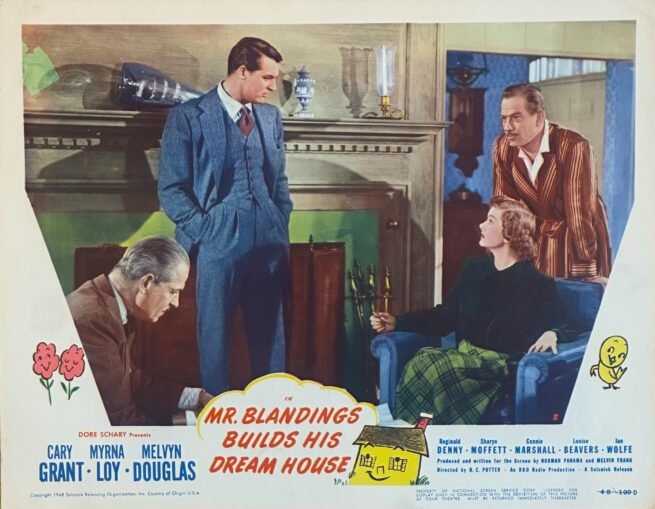 Original vintage cinema lobby card movie poster for Mr Blandings Builds his Dream House