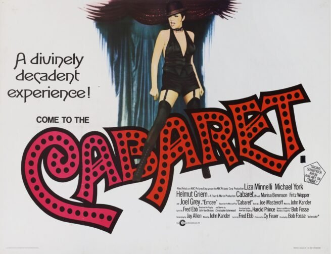Original vintage cinema movie poster for Cabaret starring Liza Minnelli
