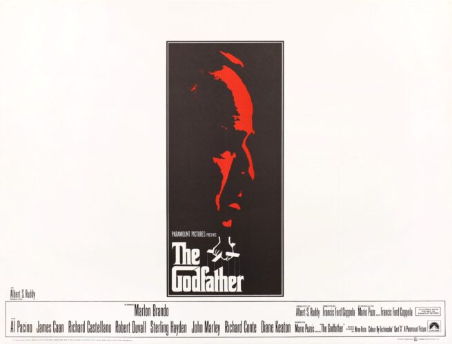 Original vintage UK film poster for The Godfather.