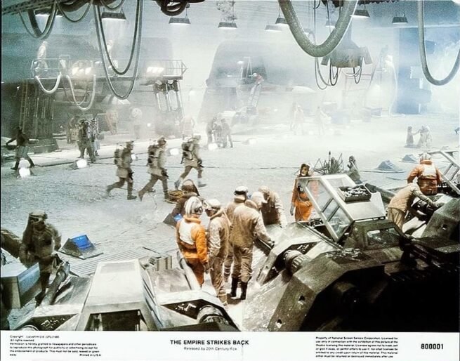 Original vintage lobby card movie poster for Star Wars - The Empire Strikes Back