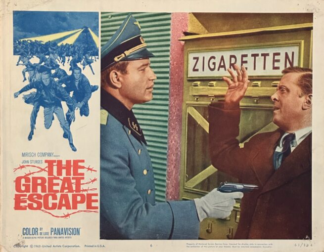 Original vintage cinema lobby card movie poster for The Great Escape