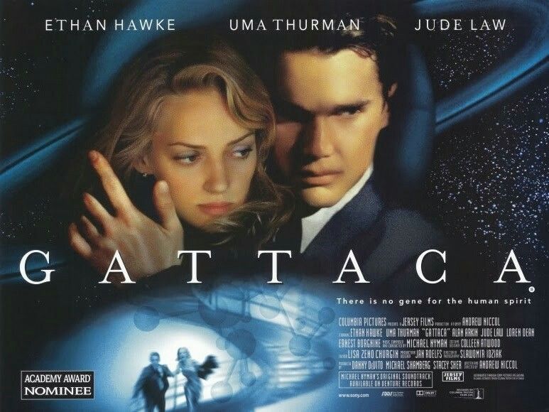 Original cinema movie poster for Gattaca