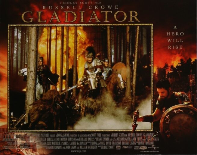 Original lobby card movie poster for Gladiator