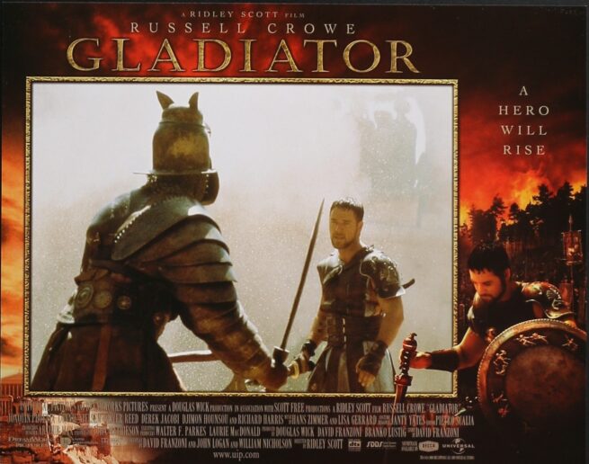 Original lobby card movie poster for Gladiator