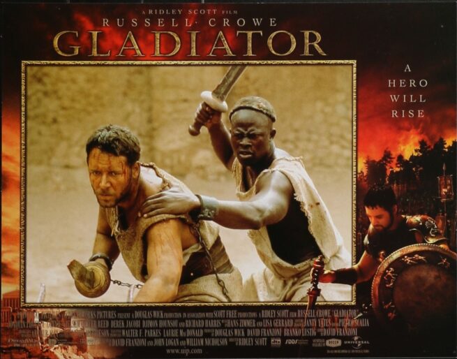 Original lobby card movie poster for Gladiator