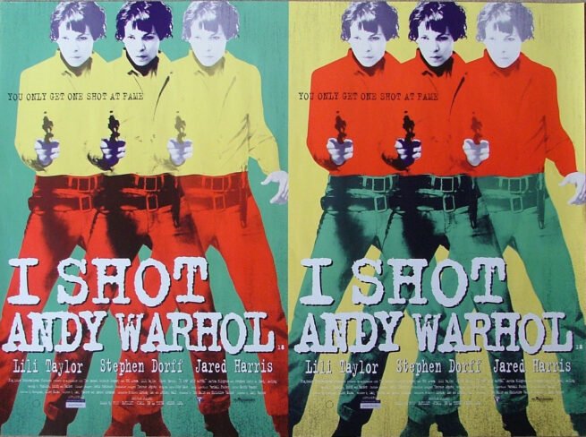 Original cinema movie poster for I Shot Andy Warhol