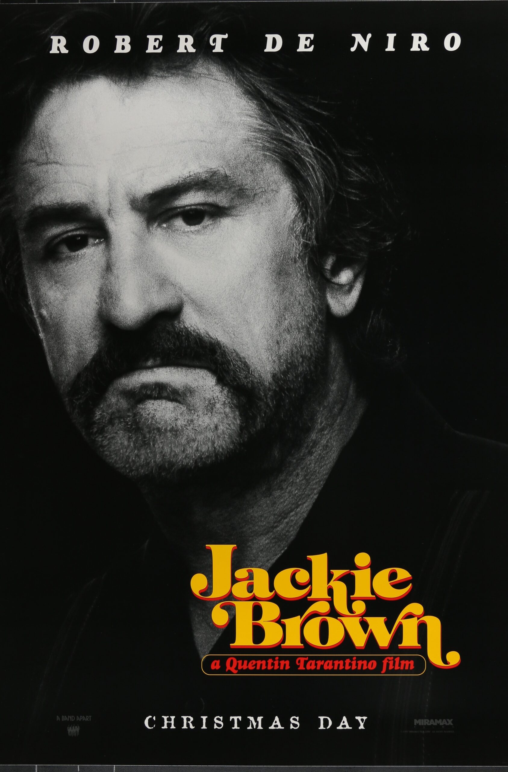 Original cinema movie poster for Tarantino's Jackie Brown