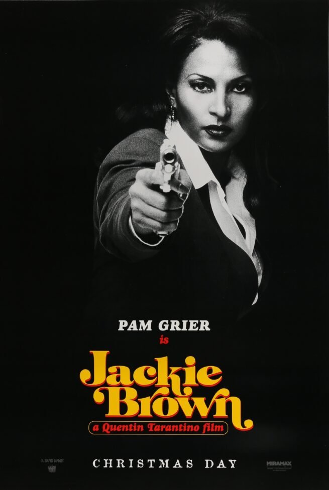 Original cinema movie poster for Tarantino's Jackie Brown