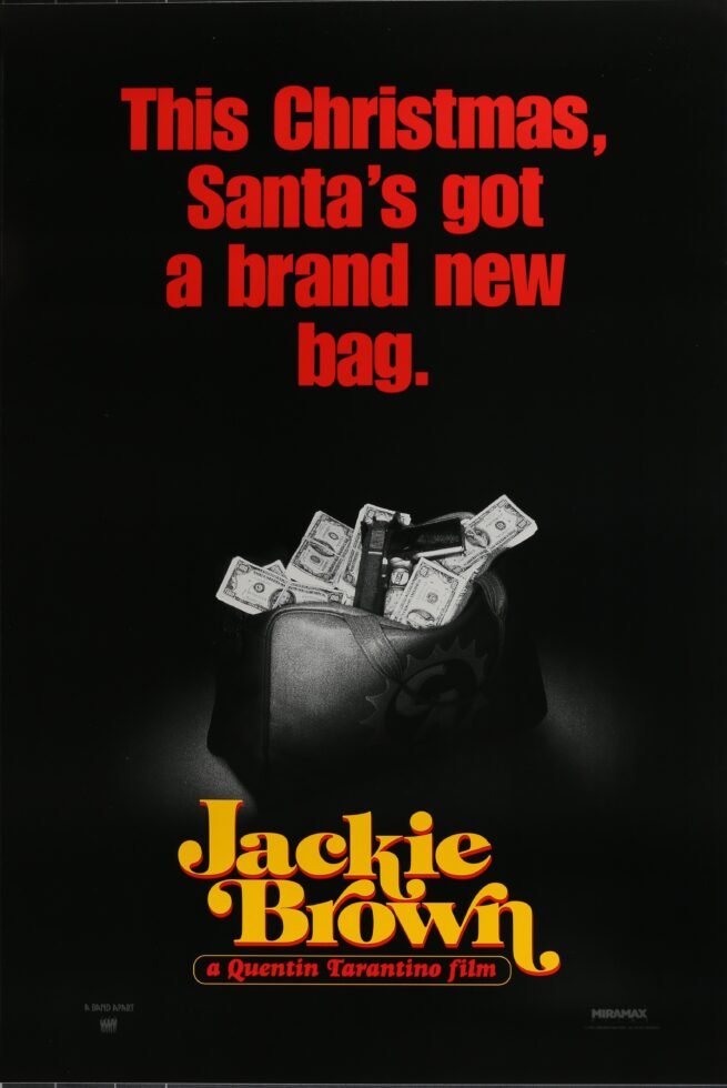 Original cinema movie poster for Tarantino's Jackie Brown