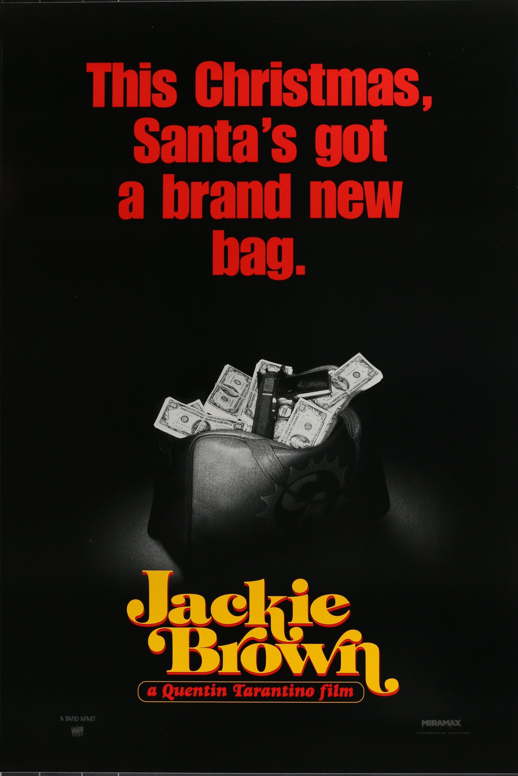 Original cinema movie poster for Tarantino's Jackie Brown