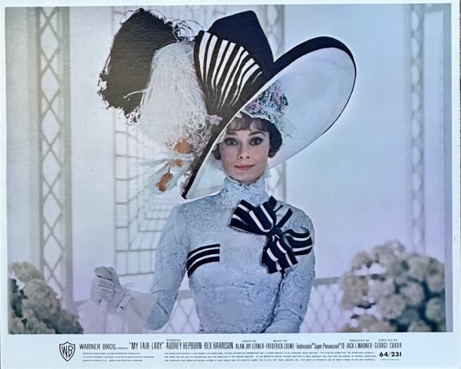 Original vintage cinema still movie poster for Audrey Hepburn in My Fair Lady
