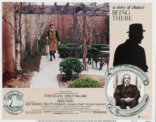 Original vintage cinema lobby card movie poster for Peter Sellers in Being There