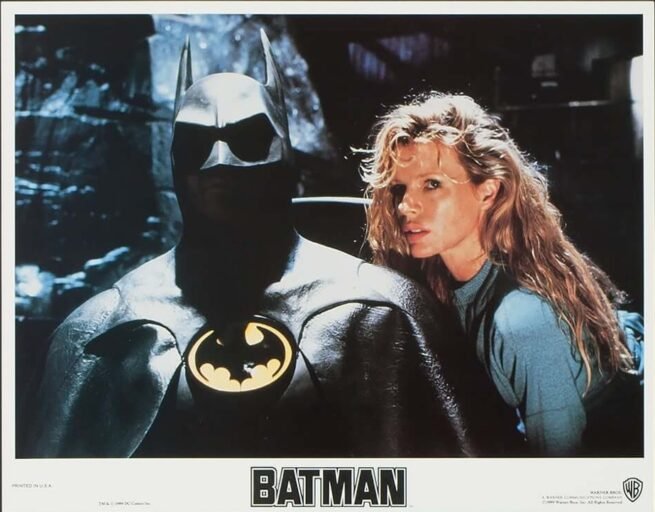 Original cinema lobby card movie poster for Tim Burton's Batman