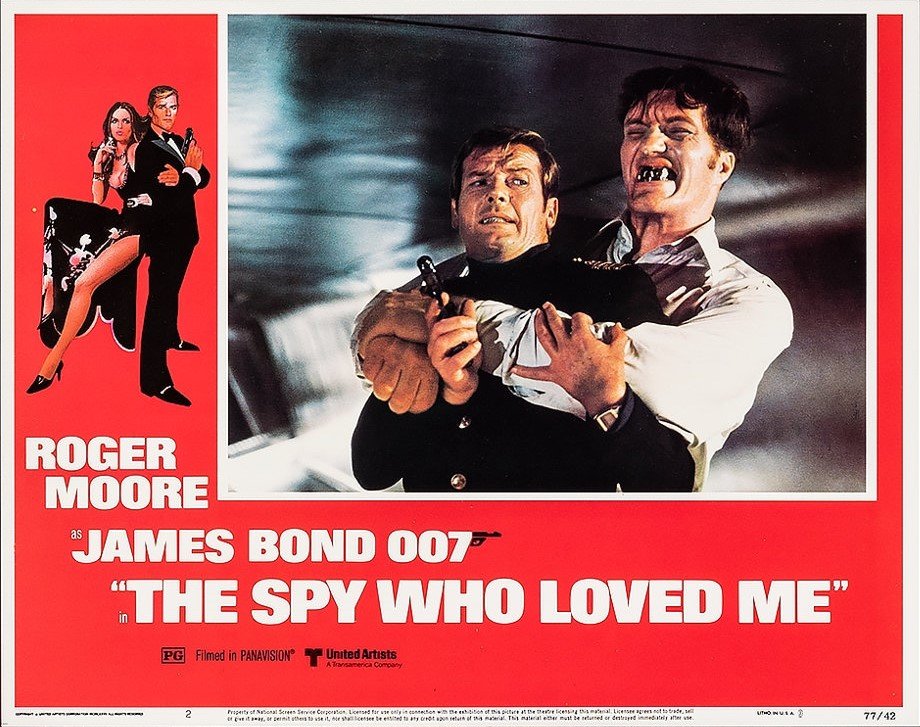 Original cinema lobby card movie poster for The Spy Who Loved Me
