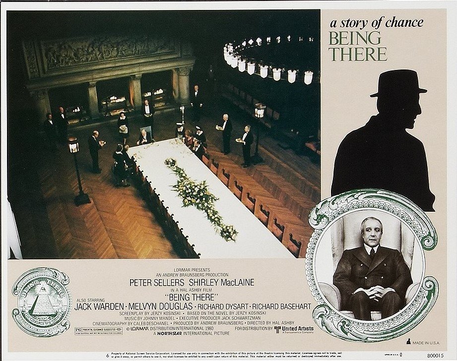 Original vintage cinema lobby card movie poster for Being There starring Peter Sellers