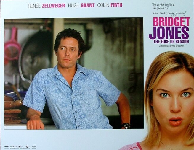 Original cinema lobby card movie poster for comedy Bridget Jones The Edge of Reason