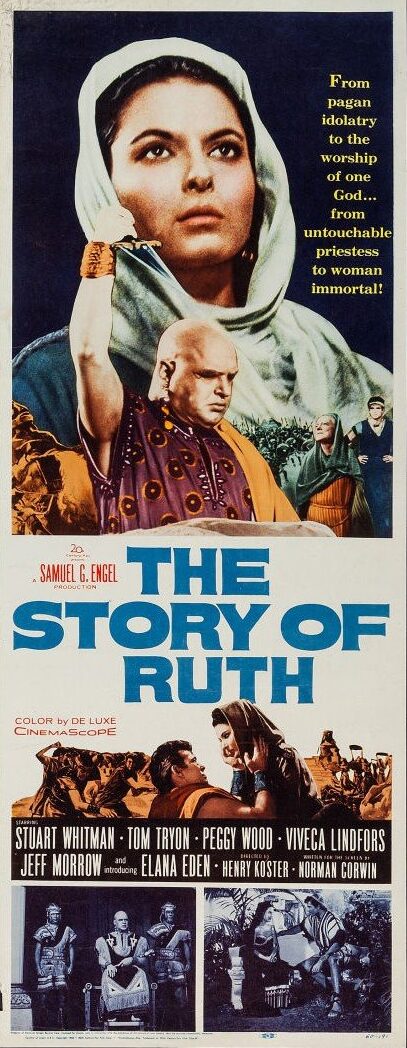 Vintage original US cinema movie poster for The Story of Ruth.